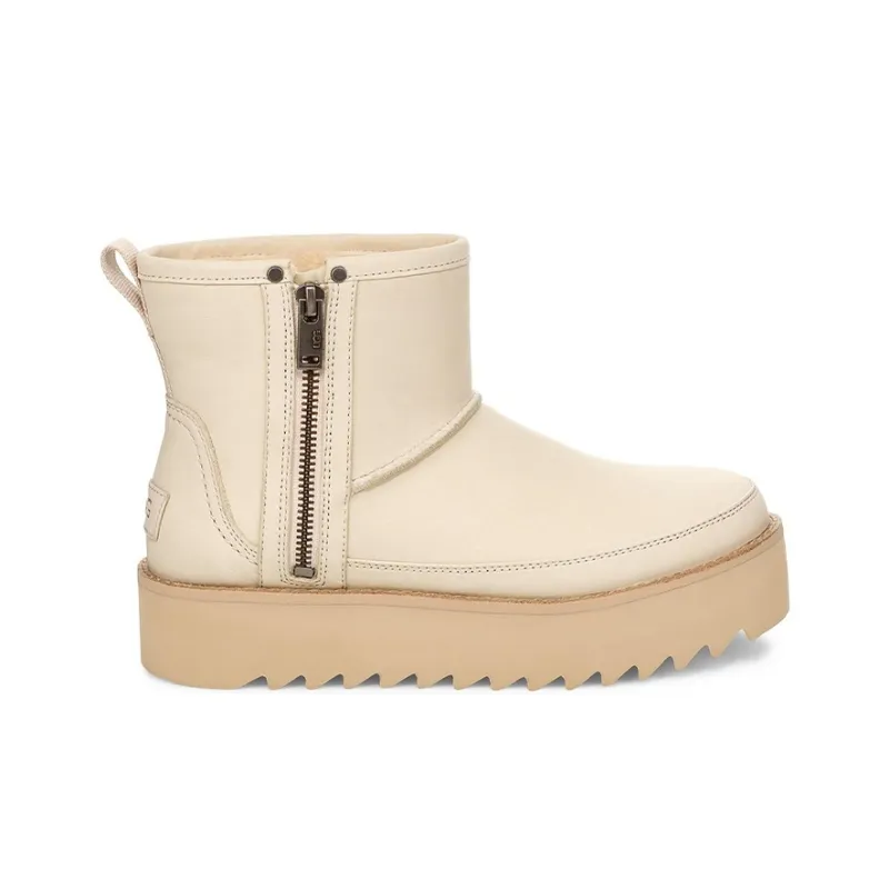 UGG F19 Classic Rebel Biker Mini Fleece Lined Pink Women's-1