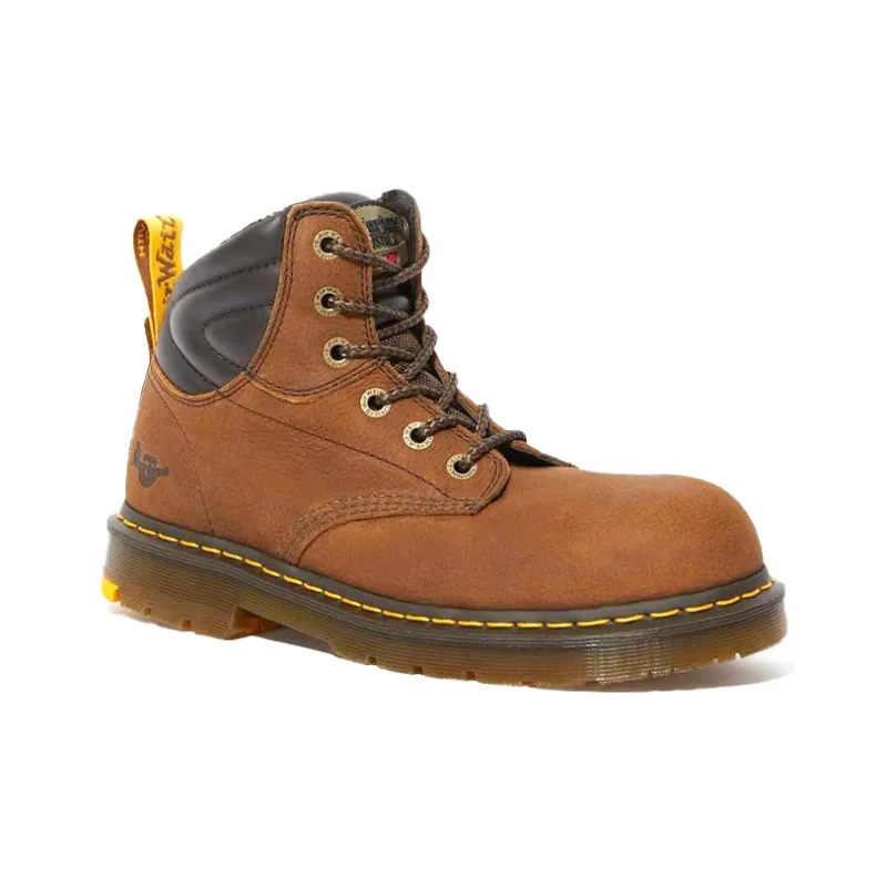 Dr.Martens Hynine Safety Toe Work Boots 'Brown'-1