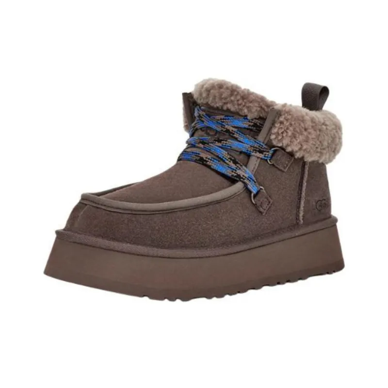UGG Warm Short Snow Boots Women's Thundercloud Gray-1
