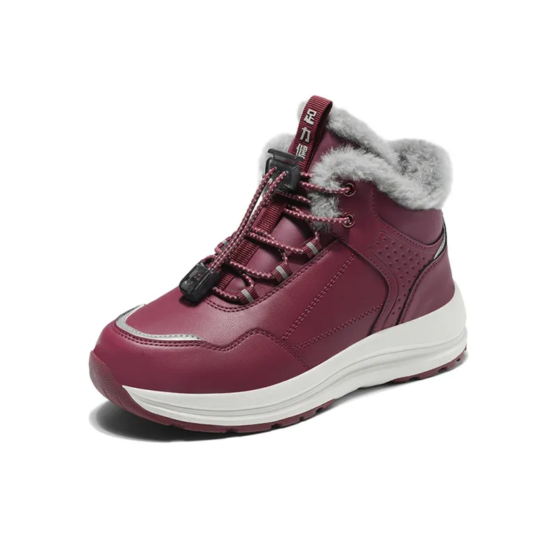 ZULIZ Snow Boots Unisex Black/Burgundy-9