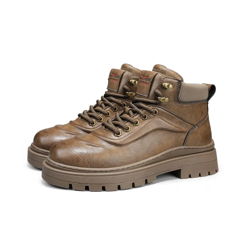 G.N.SHIJIA Short Martin Boot 5CM Men's-10