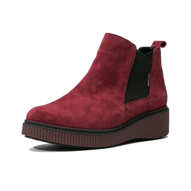 MEPHISTO Ankle Boots 4cm Women's Burgundy-0