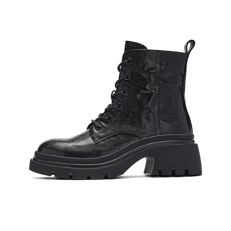 EBLAN Martin Boot Women's Black-0
