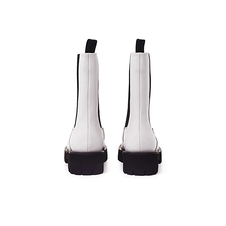 STOOSHE Chelsea Boots Women's White-3