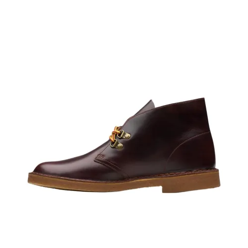Clarks Ankle Boots Men's Red Brown