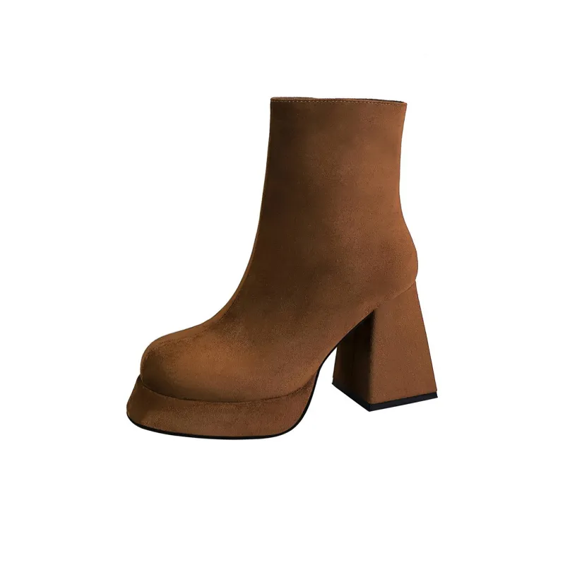 Bamiti As If Treading On Level Ground Ankle Boots Women's-8