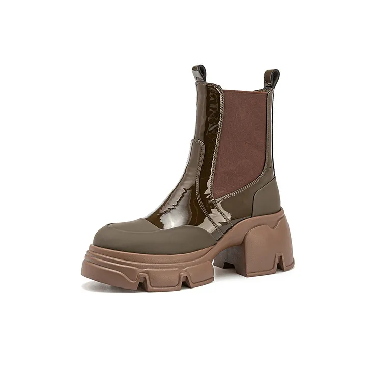 MOONIIEE Crew Chelsea Boots Women's-5