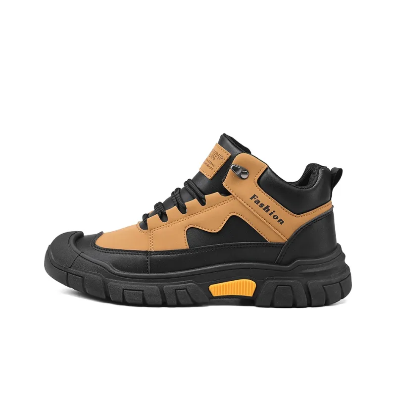 Bull Charm Abrasion Resistant Slip Resistant Short Outdoor Boots Men's-0
