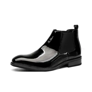 Beidouniao Chelsea Boots Men's Black