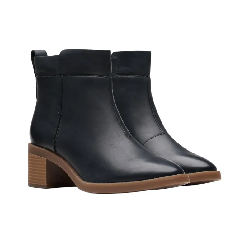 Clarks Ankle Boots 5cm Women's Black-2