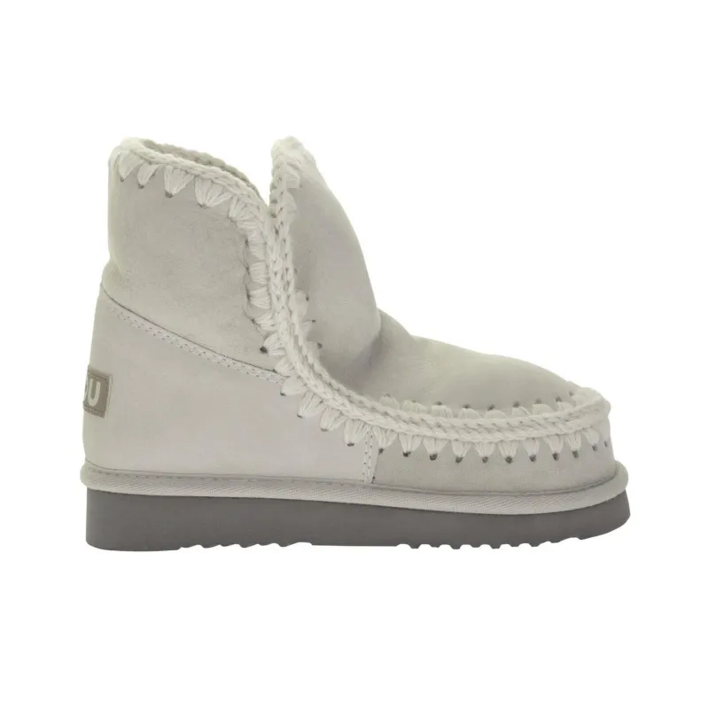 MOU Short Mid-Calf Snow Boots Women's Light Gray-1