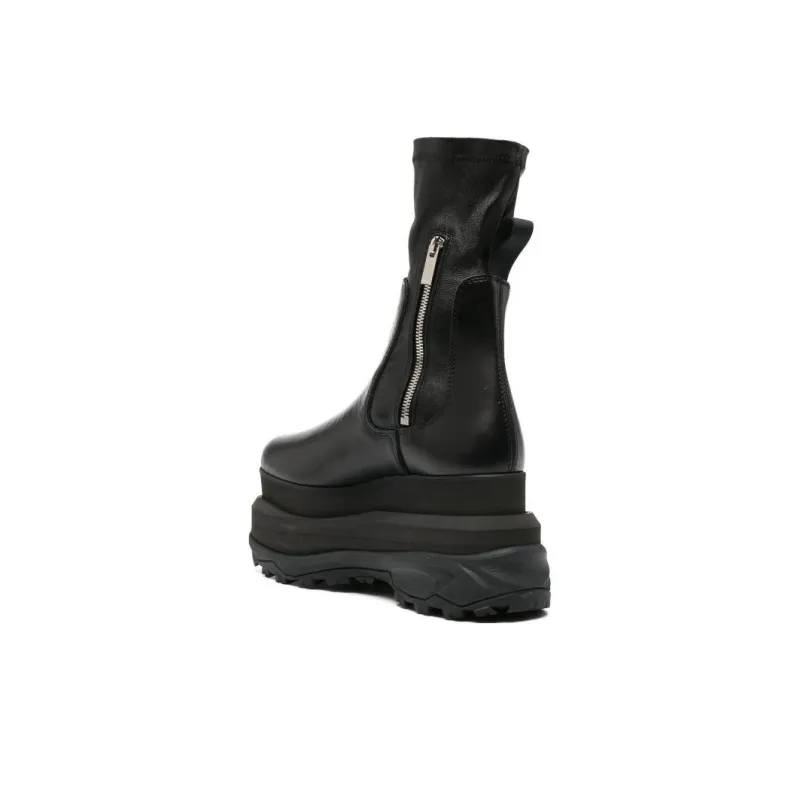 Sacai Stretch Ankle Boots Women's Black-2