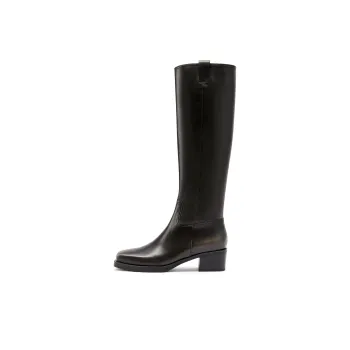 Staccato Wandering Polka Knee high Boots 4.5cm Women's