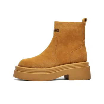 Chi Wolf Ankle Boots Men Yellow/Black