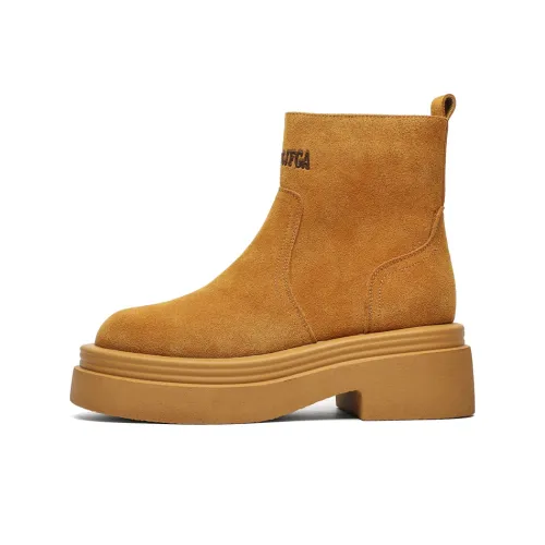 Chi Wolf Ankle Boots Men Yellow/Black
