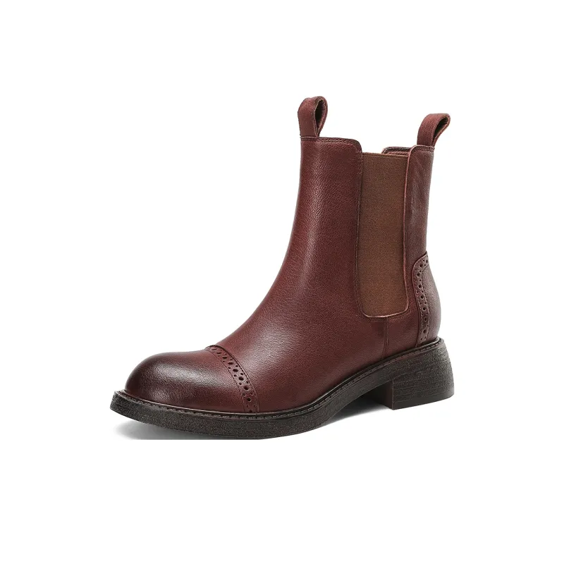 BOSSSUNWEN Short Chelsea Boots 4.5cm Women's-7