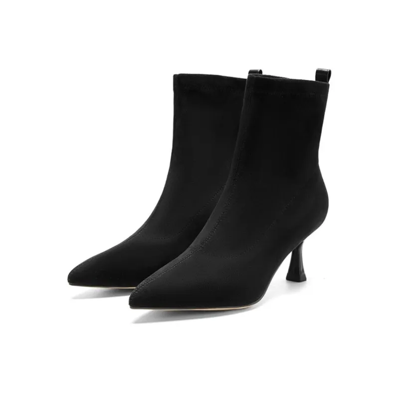 NINE WEST Ankle Boots 6.5cm Women's Black-2