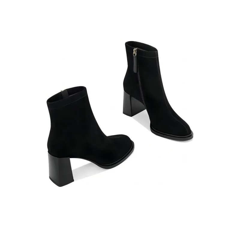 JESSICA SOPHIA Slim Boots Ankle Boots 6.5cm Women's-6