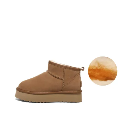 BELLE Snow The Boots Women's Black/Apricot