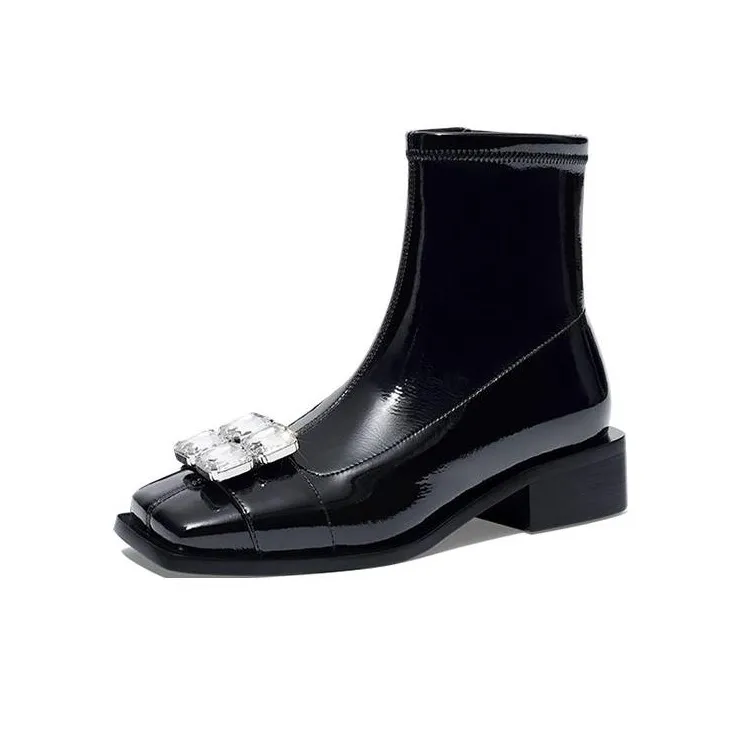 ZSAZSAZSU Ankle Boots 3.5cm Women's Black-0