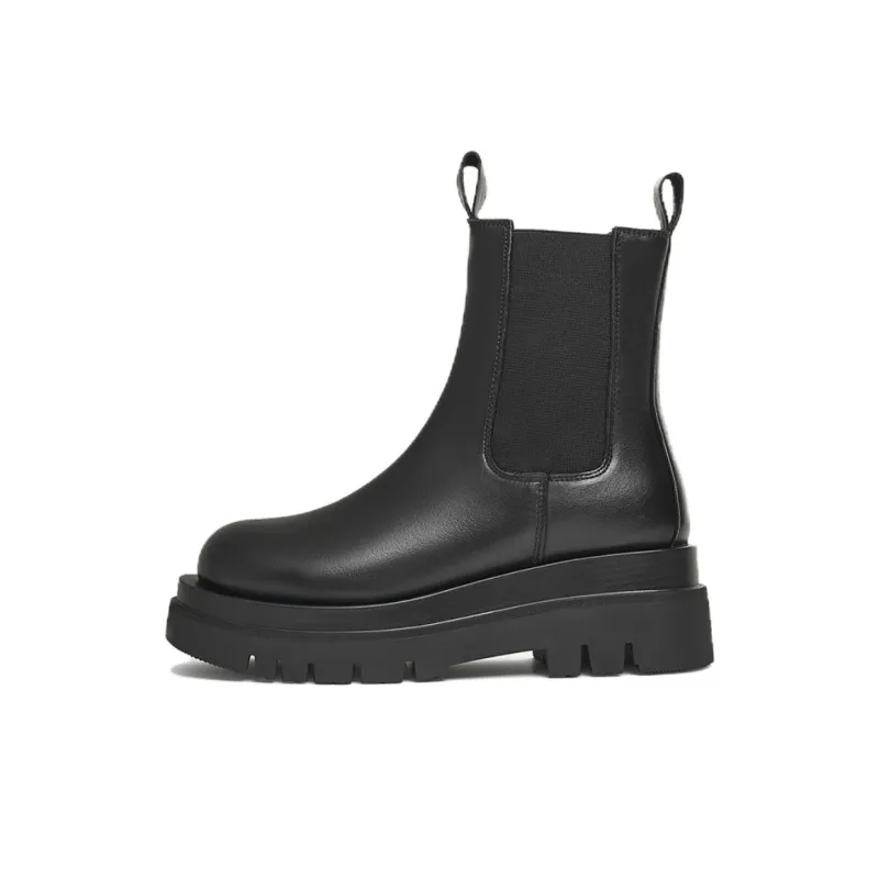 TATA Chelsea Boots Women's Solid Color-5
