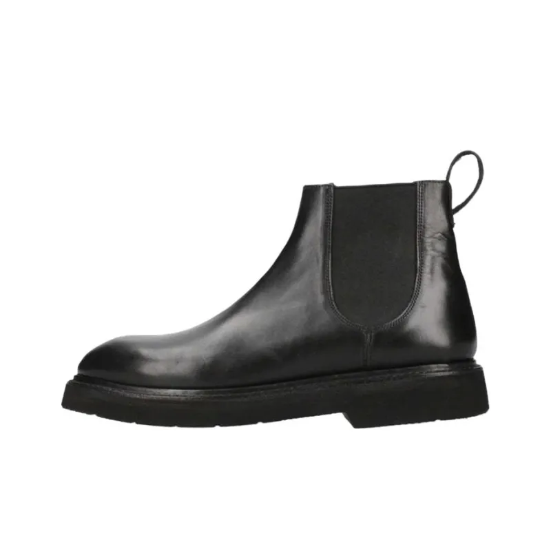 PREMIATA Short Chelsea Boots Men's Black-0