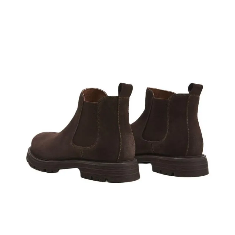 Hotwind Chelsea Boots Men's Brown-4