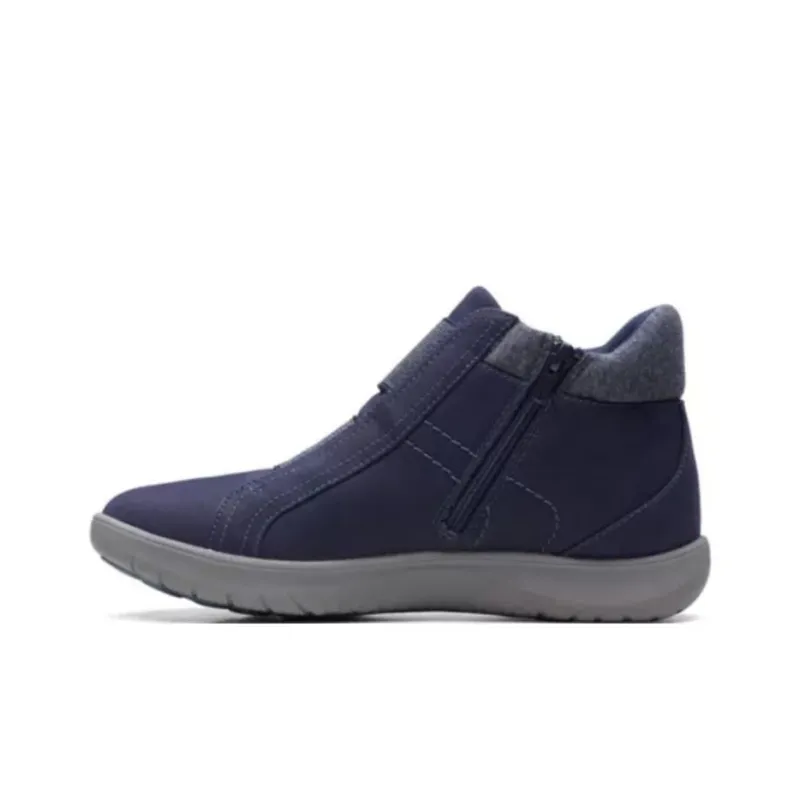 Clarks Adella Bend Ankle Boots Women's Marine Blue-1