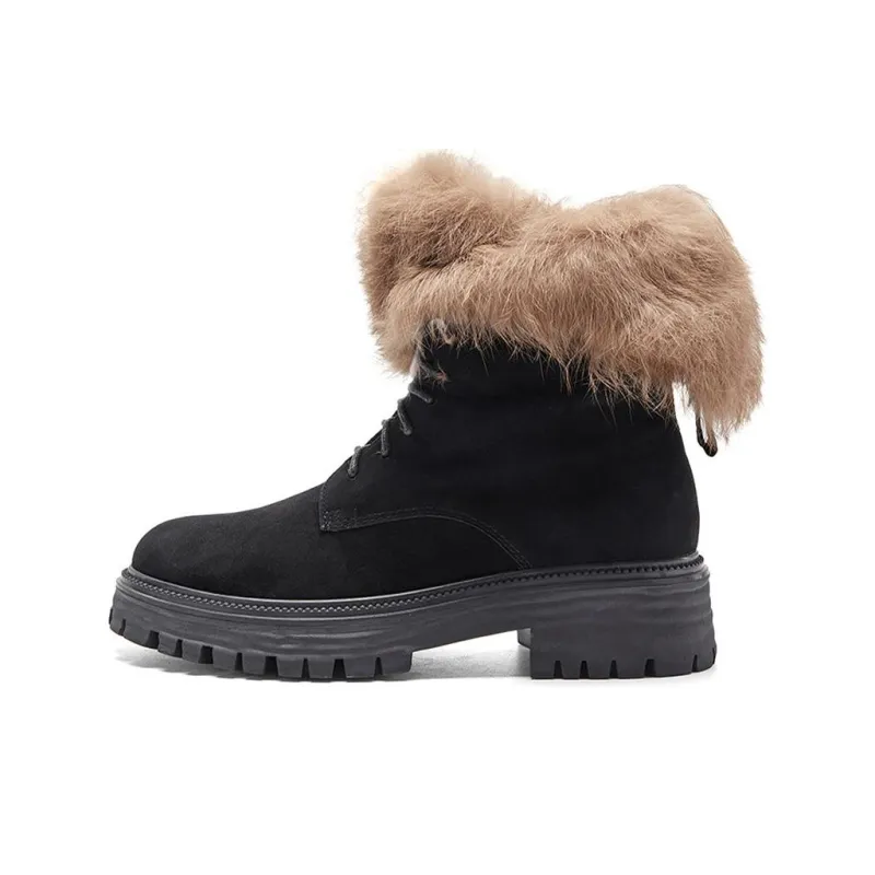 NINE WEST Short Snow Boots Women's Black-0