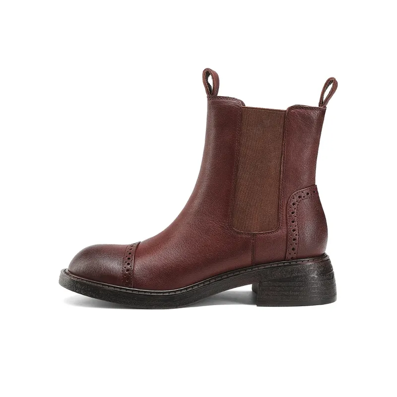 BOSSSUNWEN Short Chelsea Boots 4.5cm Women's-8