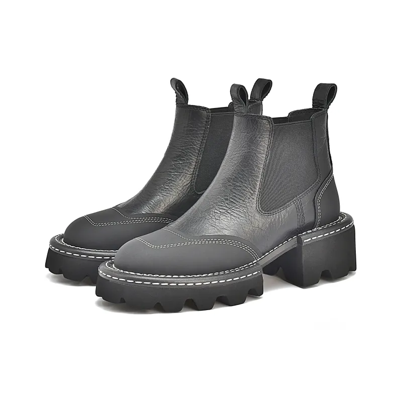 MOONIIEE Short Chelsea Boots Women's-3