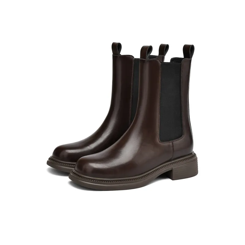JOSINY Chelsea Boots Women's Brown-2
