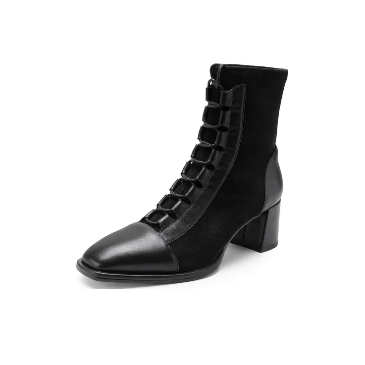 NATURSUN Cloudy Soft Raccoon Collection Ankle Boots 5.5cm Women's-8
