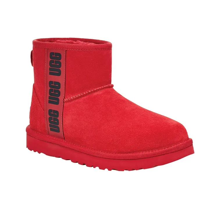 UGG Mini Side Logo 'Red' Women's-2