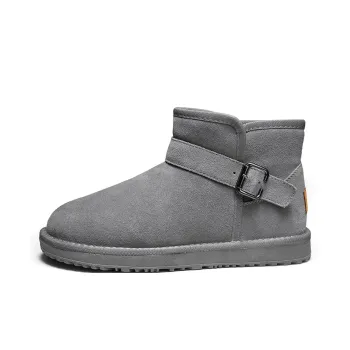 PNKE Warm Wear Resistant Slip Resistant Short Snow Boots Men's