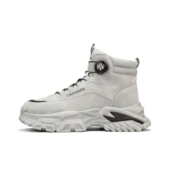 PLAY COBBLER Martin Boots Men Black/Yellow/Gray