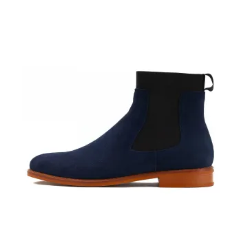 PEDRO Chelsea Boots Men's Dark Blue