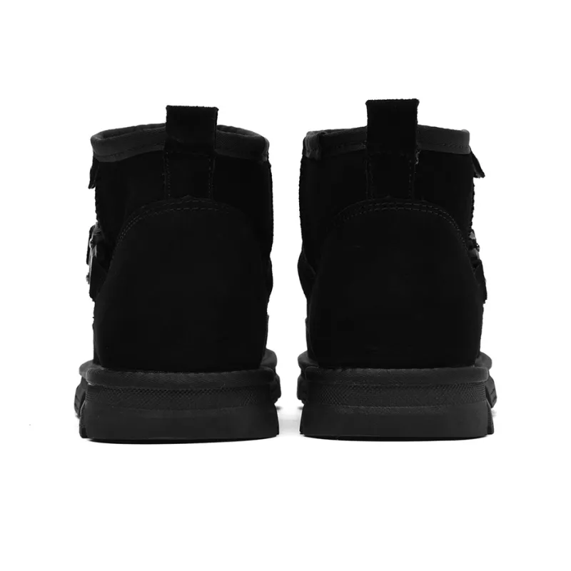 HLA Snow Boots Men Black/Sand-12