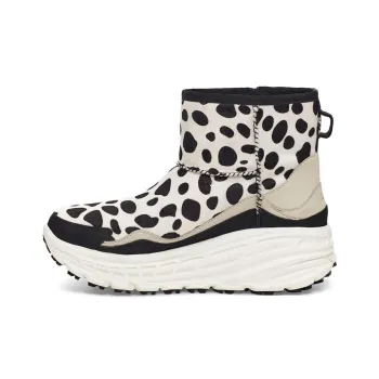 UGG Ca805 Classic Dalmatian Fleece Lined Black White Women's
