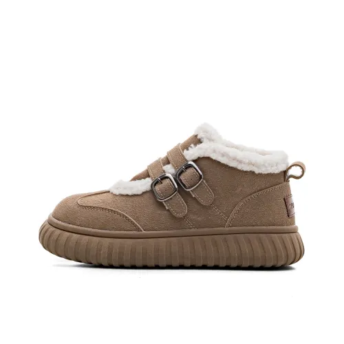 Warrior Wear Resistant Coverage Warm Short Snow Boots Women's Brown