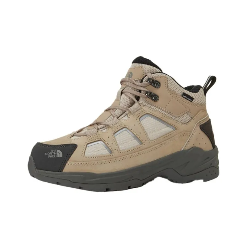 THE NORTH FACE STORMBREAK WG Anti Slip Wear Resistant Mid Top Hiking Shoes Men's Dark Beige-0