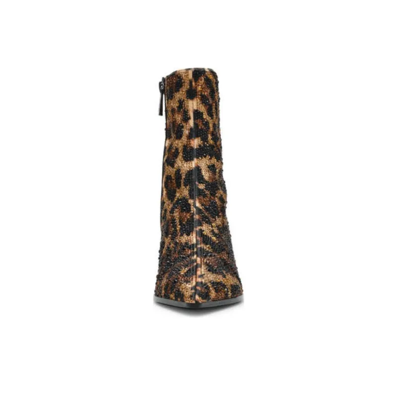 STEVE MADDEN LEOPARD Ankle Boots Women's Brown-2