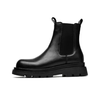 GZZ Short Chelsea Boots Men's Black