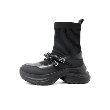 COMELY Ankle Boots Women's Black/Silver
