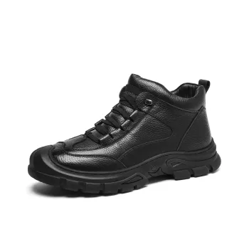 Mulinsen Hiking Boots Ankle Boots Approx. 4cm Men's Black