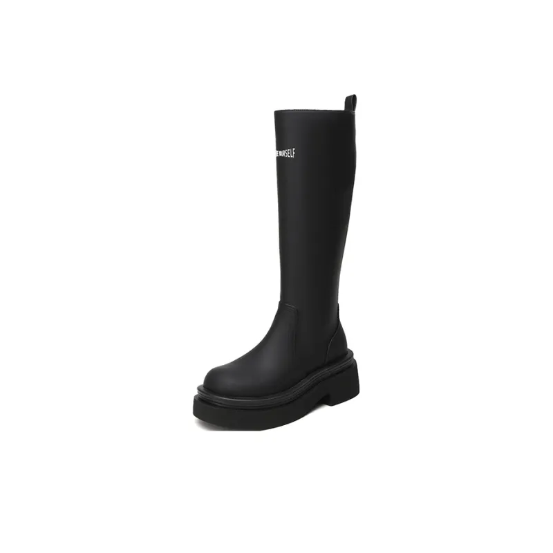 DAPHNE Knee high Boots 6cm Women's Black-1