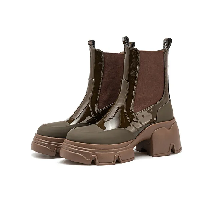 MOONIIEE Crew Chelsea Boots Women's-6