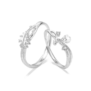 Chongqing Gold Store S925 Silver Rings Unisex