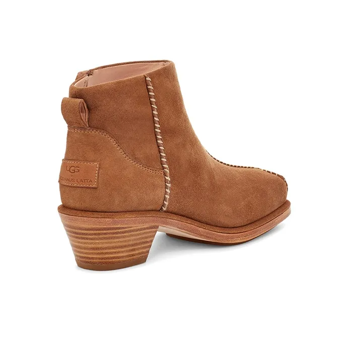 UGG + Eckhaus Latta Block Cowboy Boot 'Chestnut' Women's-4