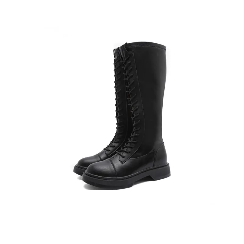 SEMIR Knee high Boots 3.5cm Women's Black-1